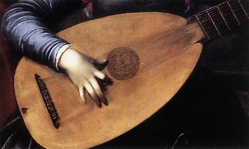  Saint Cecilia and the Angel (detail) af